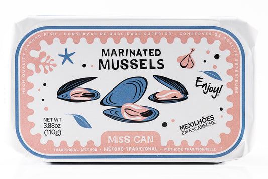Miss Can Marinated Mussels
in Escabeche Sauce - Can Front