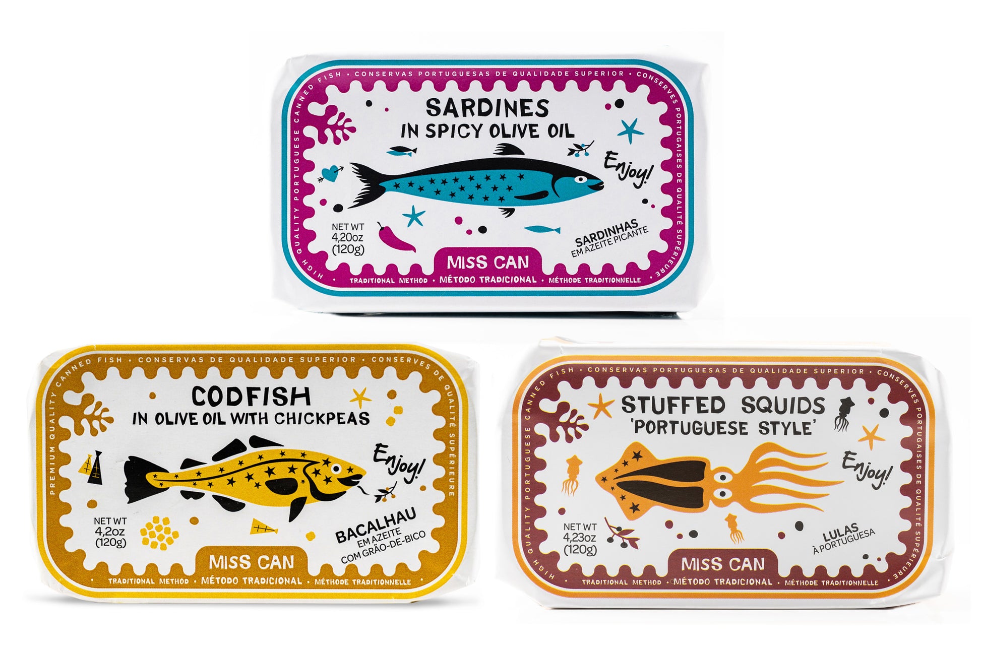 Miss Can Portuguese Power Trio Variety Pack