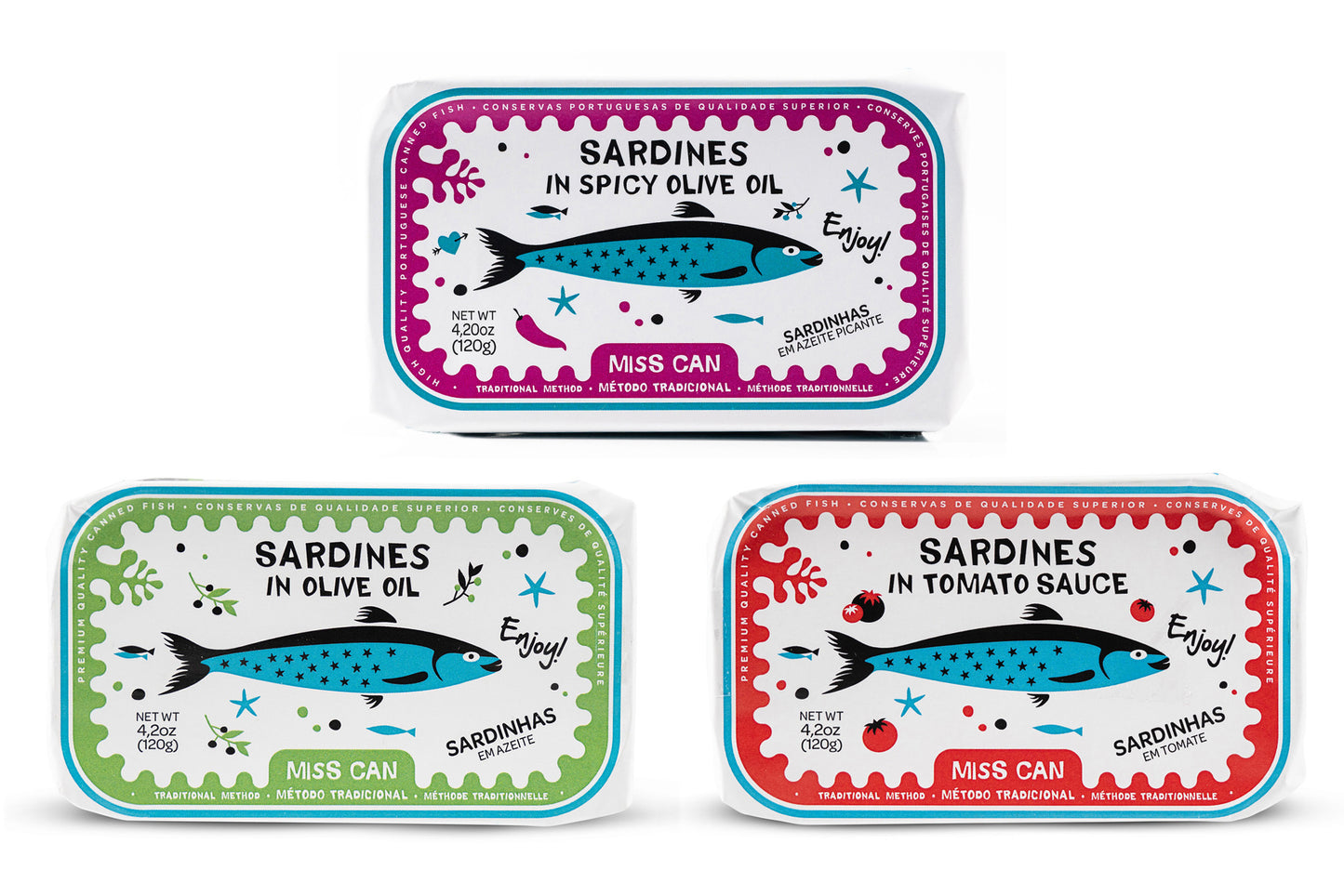 Miss Can Sardine Nation Variety Pack