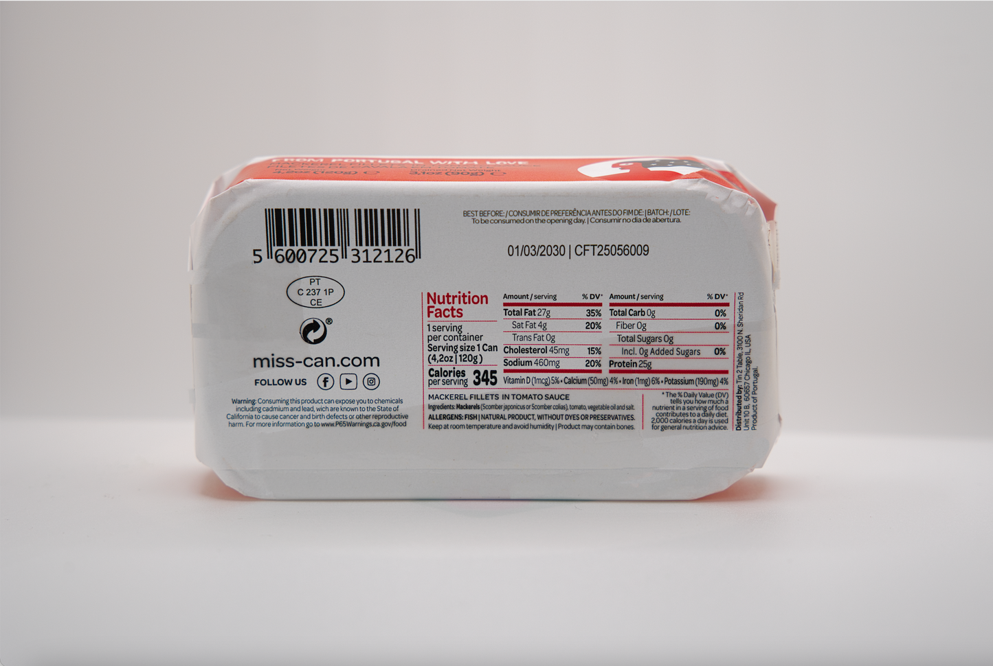 Mackerel in Tomato Sauce