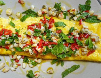 Chef Stephanie Izard's Razor Clams Omelette