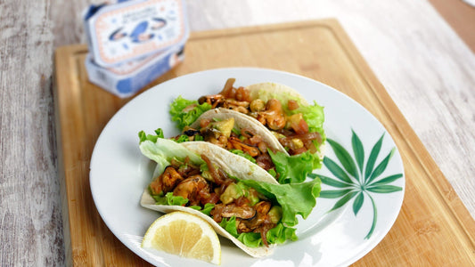 Miss Can Marinated Mussels Taco
