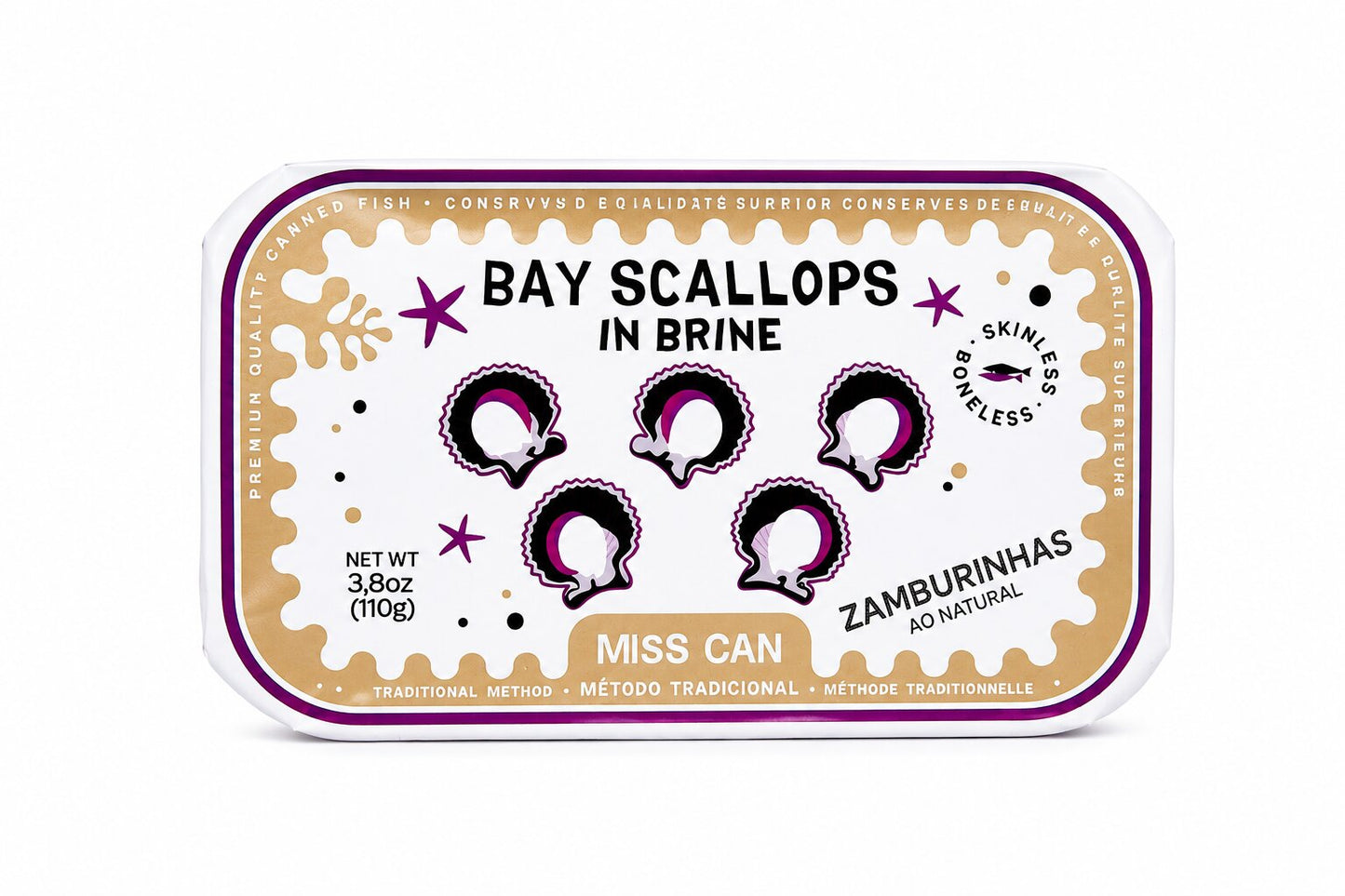 Bay Scallops in Brine