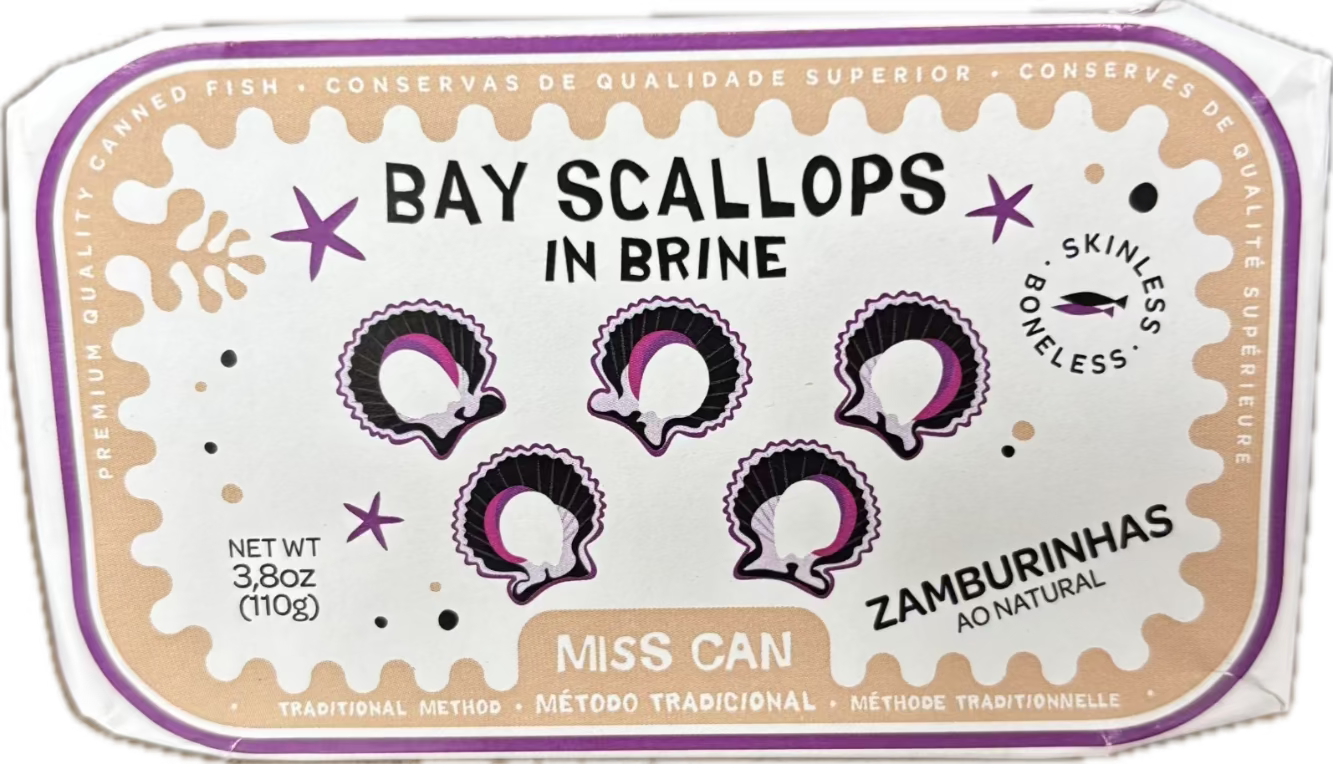 Bay Scallops in Brine