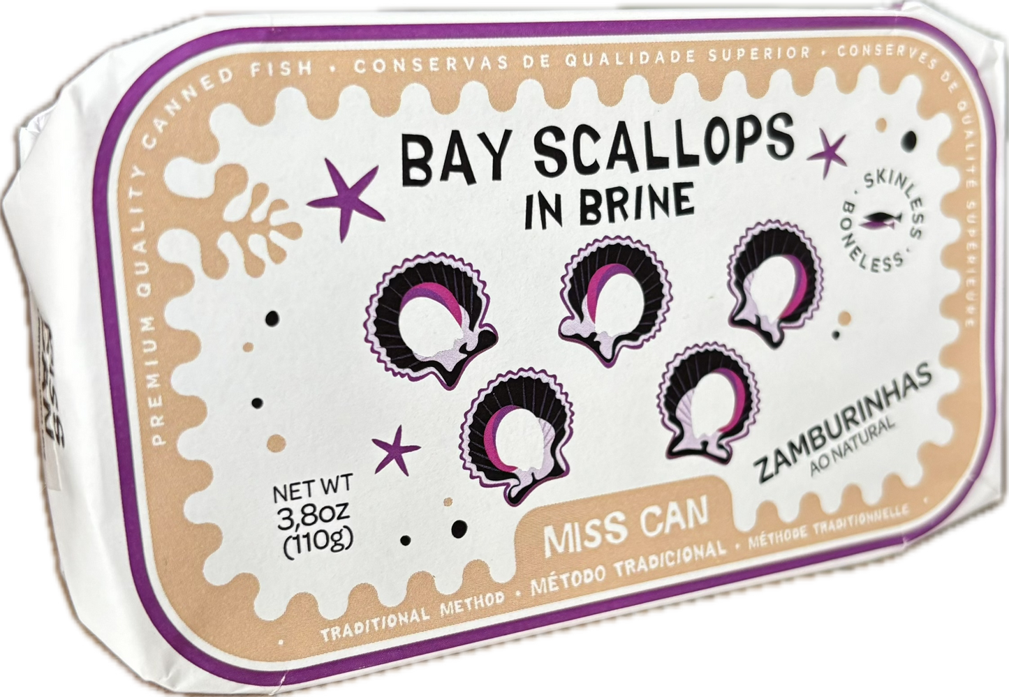 Bay Scallops in Brine