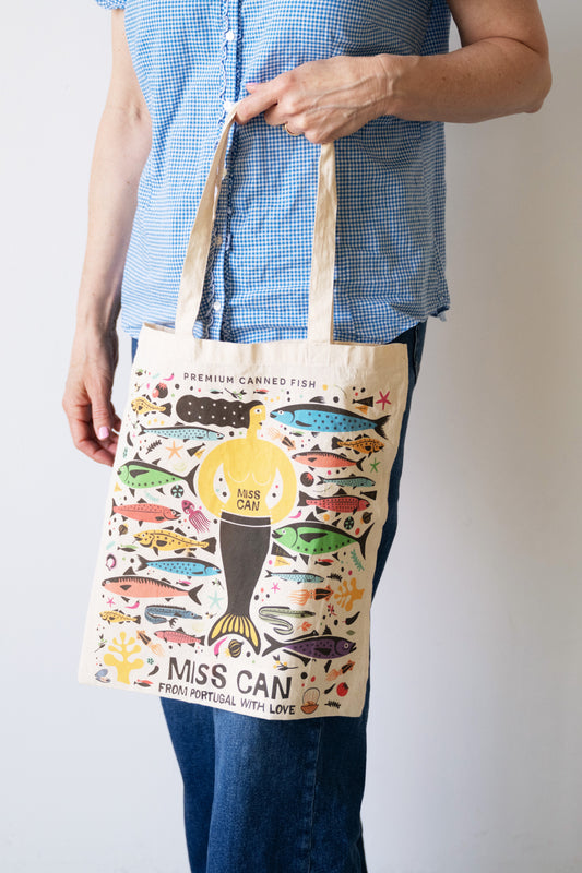 Miss Can Mermaid tote bag