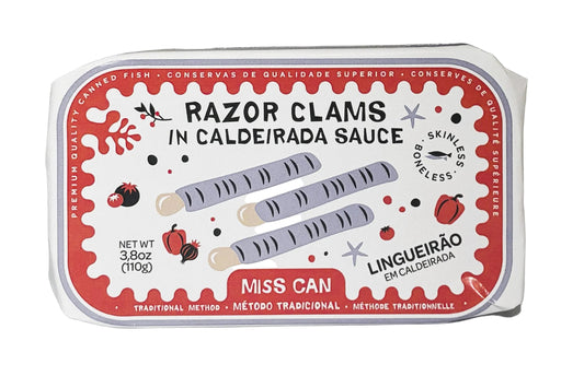 Razor Clams in Caldeirada sauce