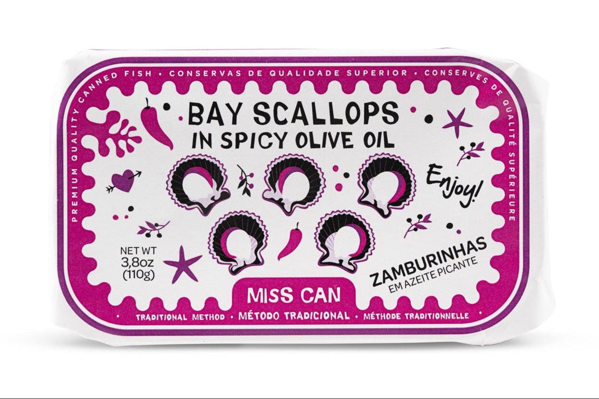 Bay Scallops in Spicy Olive Oil – Miss Can USA